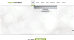 Desktop Screenshot of hexconinfotech.com